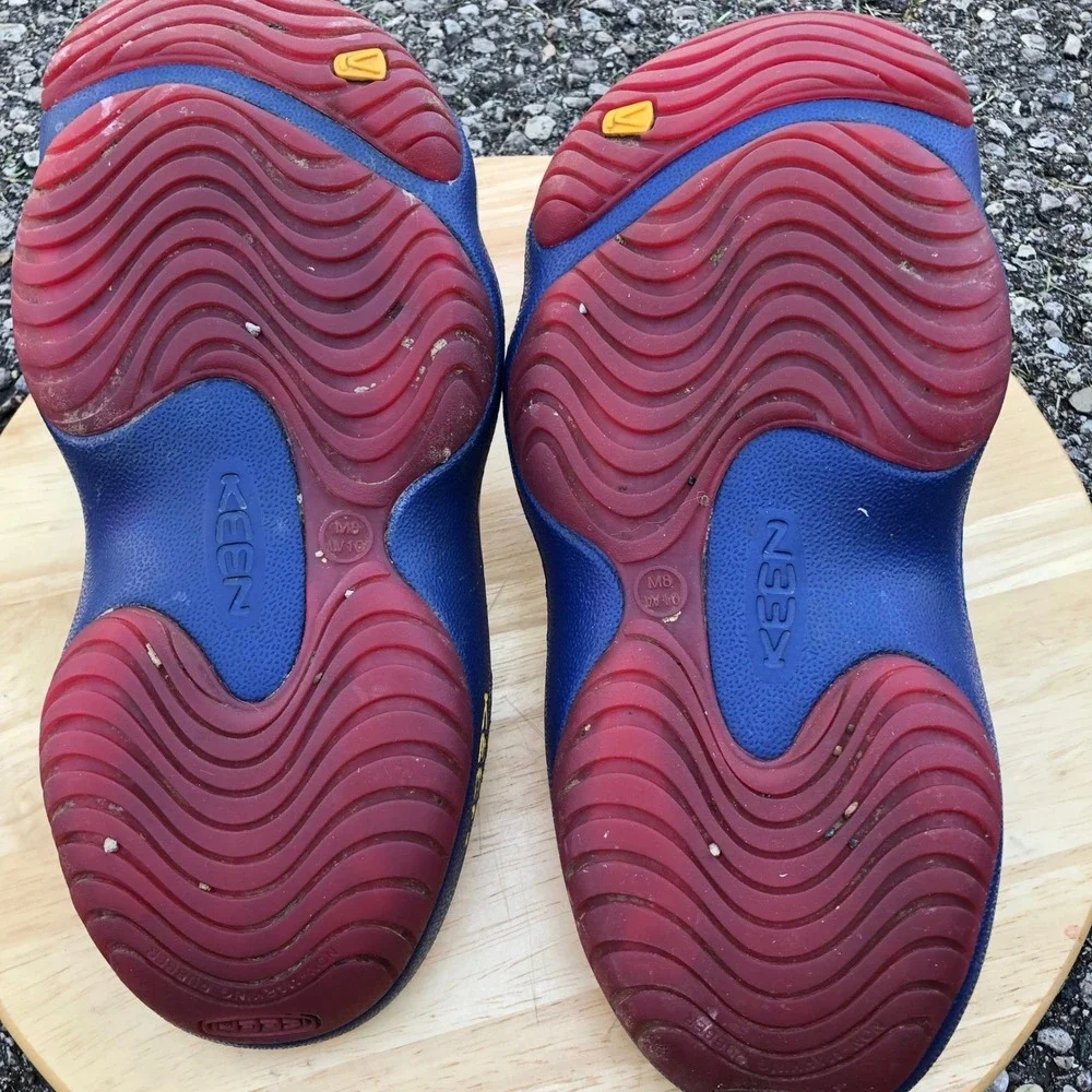 KEEN Yogui Arts Clogs Mens 8 Tie Dye Women 10 Jerry Garcia Slip On Slides Hippie - Picture 8 of 12